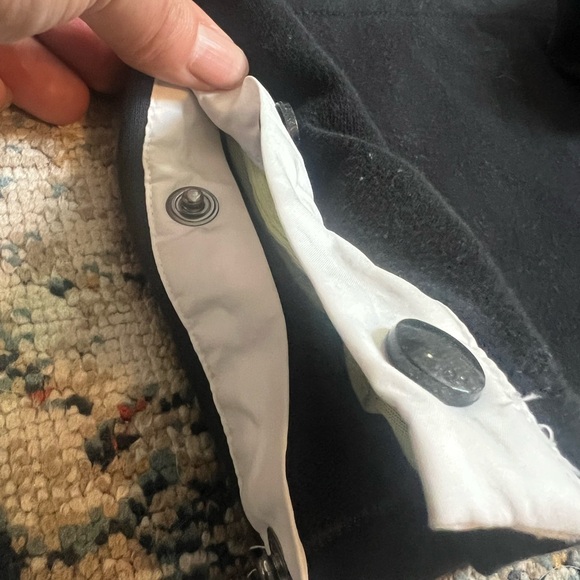 Nike Black Sweatshirt with side Button Details - Picture 2 of 8